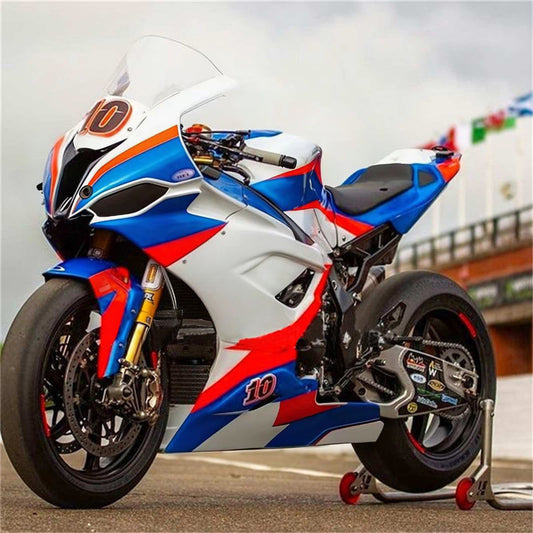 Amotopart 2019-2022 BMW S1000RR/M1000RR White Blue Red Racing Kit Kit