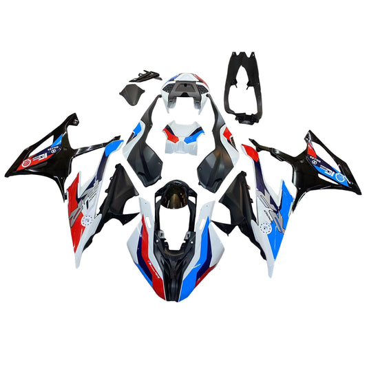 Amotopart 2019-2022 BMW S1000RR/M1000RR Kit di deposito bianco blu rosso nero
