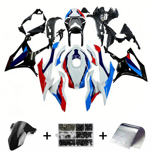 Amotopart 2019-2022 BMW S1000RR/M1000RR Multi White Blue Red Racing Racing partenza Kit