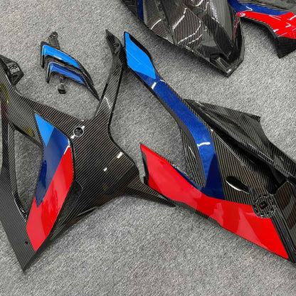 Amotopart BMW 2019-2022 S1000RR/M1000RR Kit di rivestimento rosso blu nero