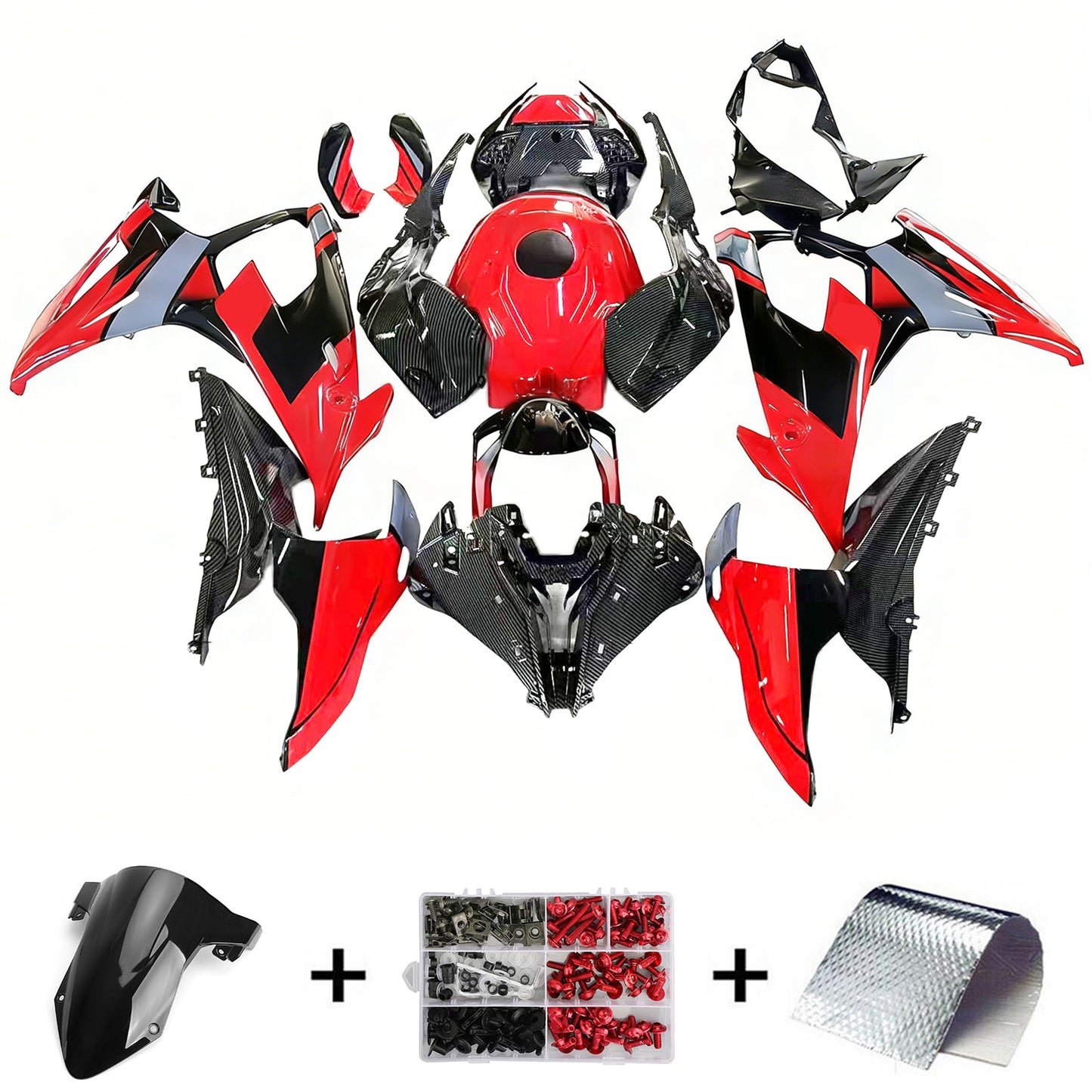 Amotopart BMW M1000RR S1000RR 2019-2022 Kit Carenatura Carrozzeria Plastica ABS
