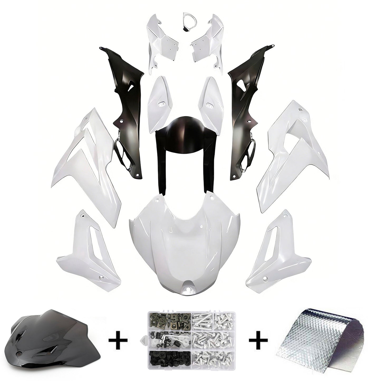 BMW S1000R 2014-2017 Kit Carenatura Carrozzeria Plastica ABS