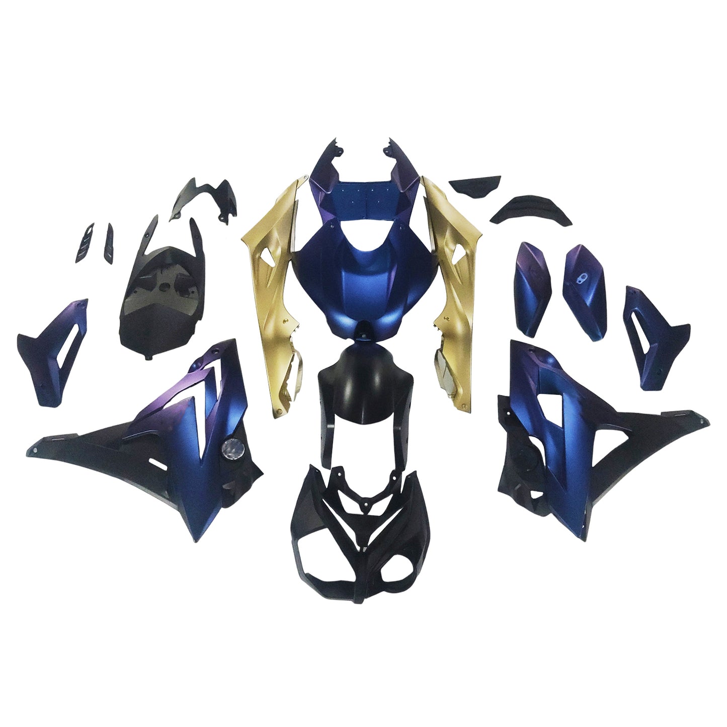 Amotopart Kit Carena BMW S1000R 2014-2017 Carrozzeria Plastica ABS