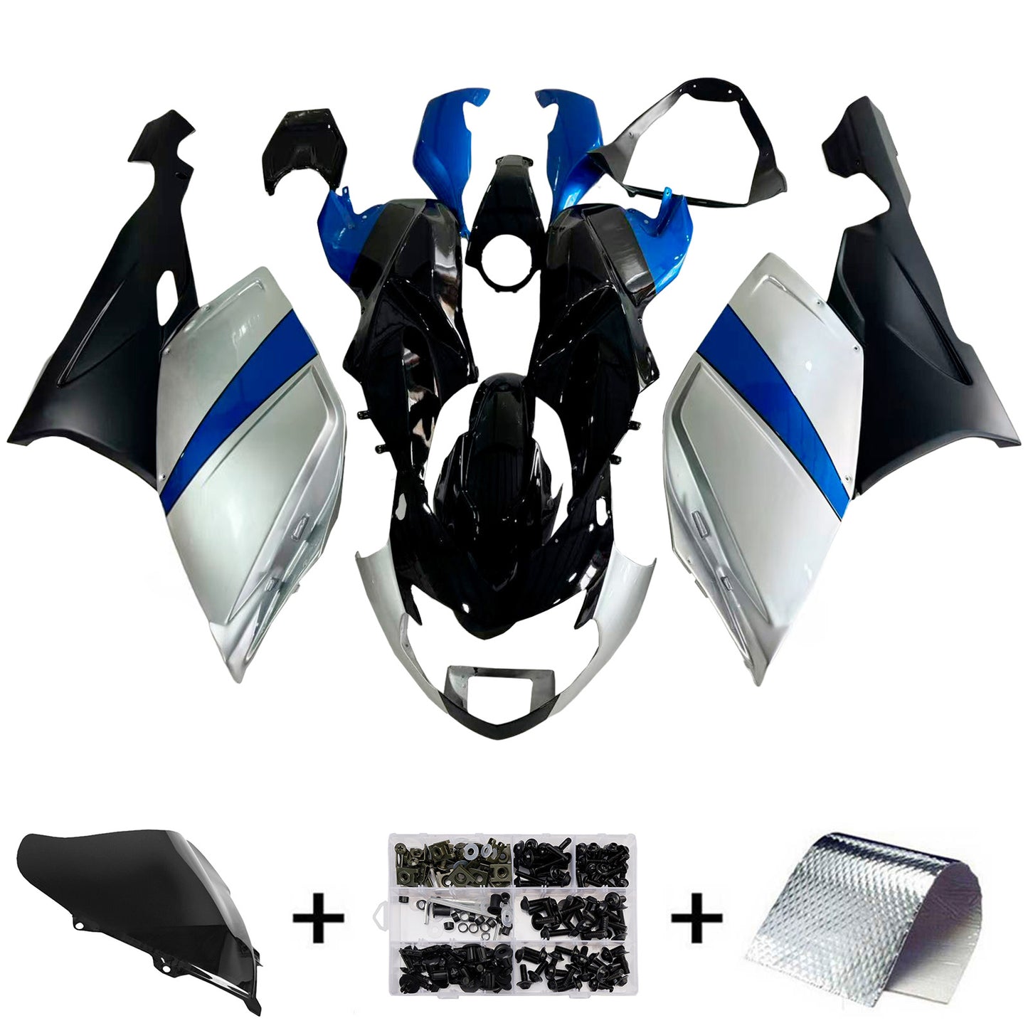 Kit carena BMW K1200S 2005-2010 Carrozzeria Plastica ABS