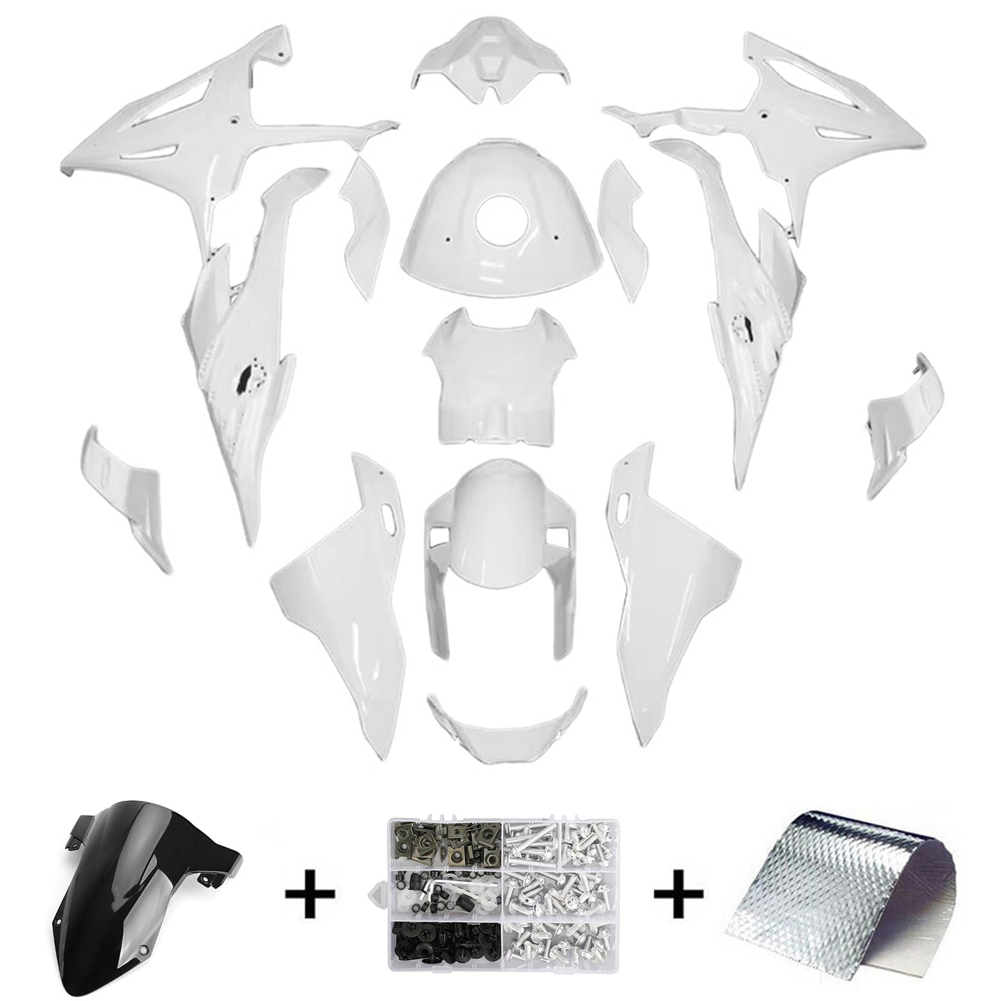 Kit carenatura iniezione BMW S1000RR 2023-2024 Carrozzeria plastica ABS