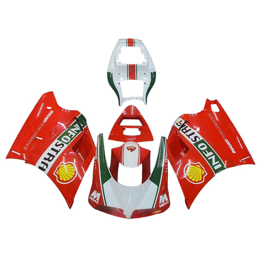 Carene per Ducati 996 Rosso Bianco Infostrada Racing 1996-2002 Generico