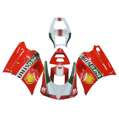 Per Ducati 996/748 1996-2002 Rosso Bianco Infostrada Carrozzeria Carenatura ABS Stampo ad iniezione 3 # Generico