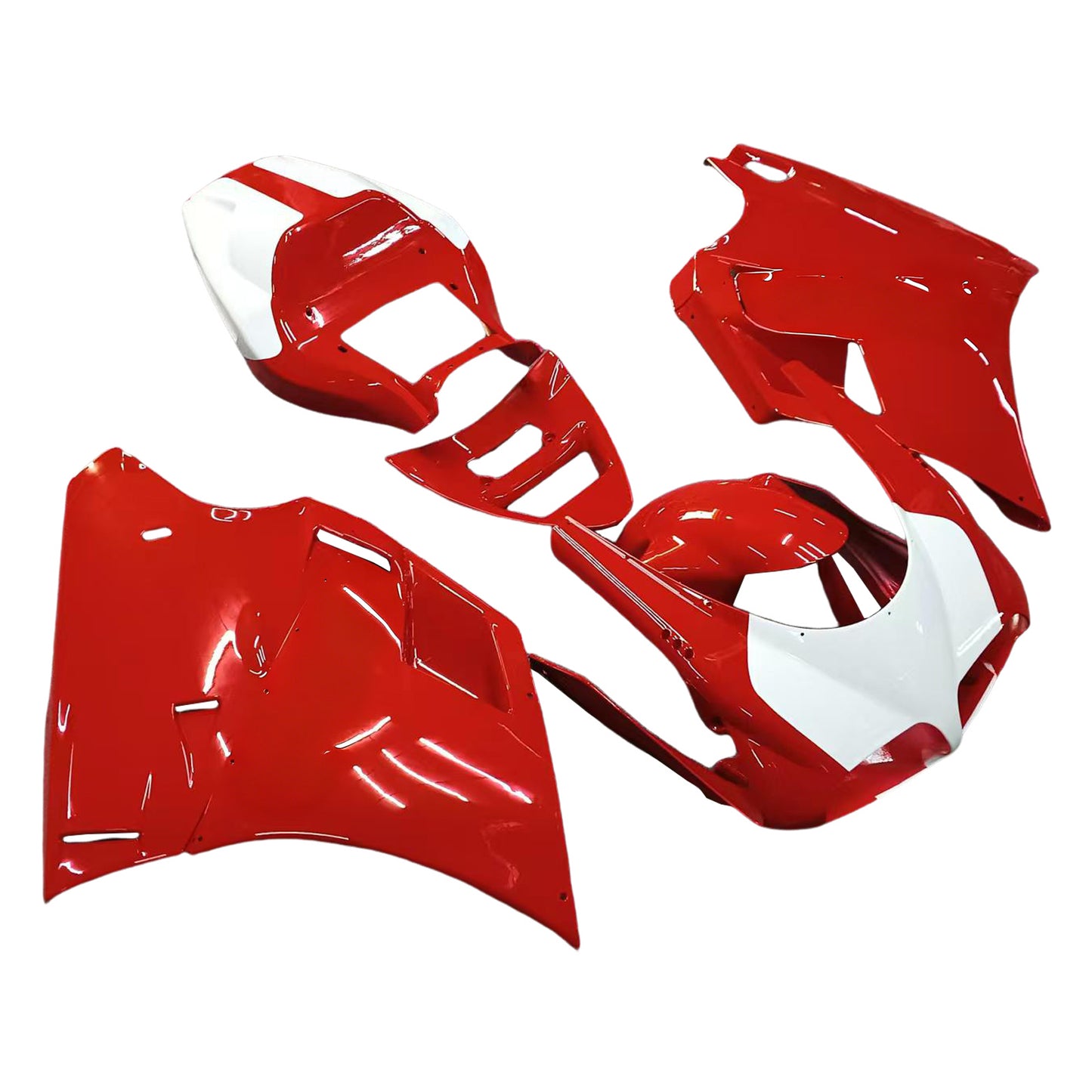 Per Ducati 996/748 1996-2002 Rosso Bianco Carrozzeria Carenatura ABS Stampo ad iniezione 5 # Generico