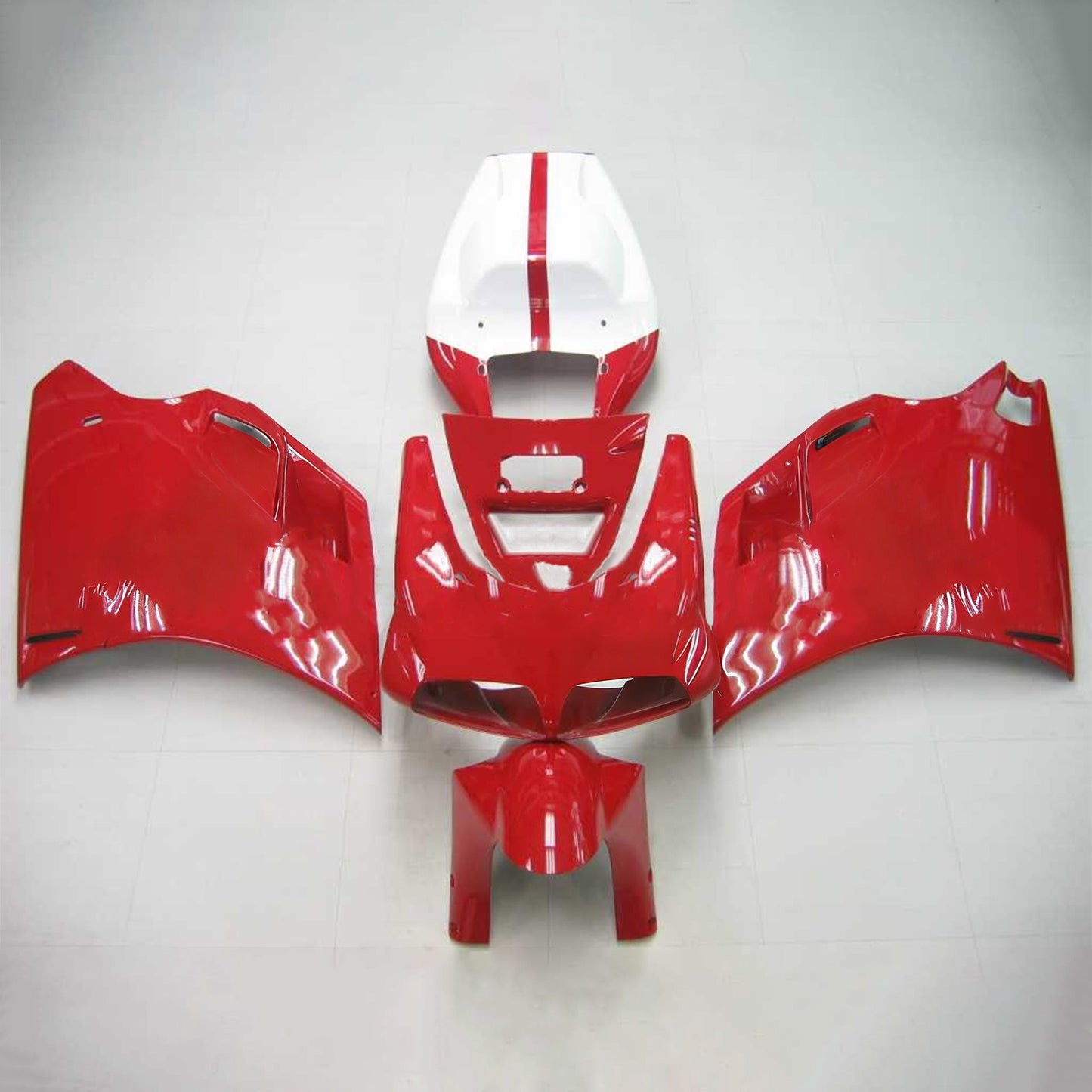 Amotopart Ducati 1996-2002 996/748 kit di fax bianco rosso