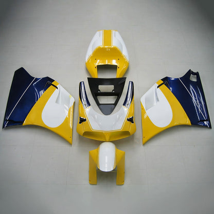 Amotopart Ducati 1996-2002 996/748 kit di carenatura blu giallo