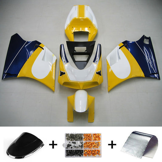 Amotopart Ducati 1996-2002 996/748 kit di carenatura blu giallo