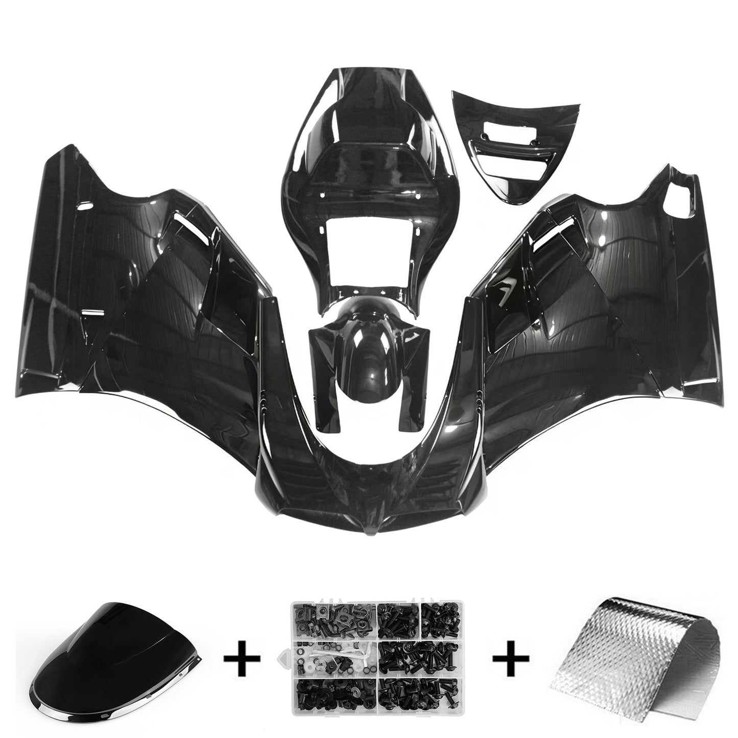 Amotopart Ducati 1996-2002 996/748 All Black Fearing Kit