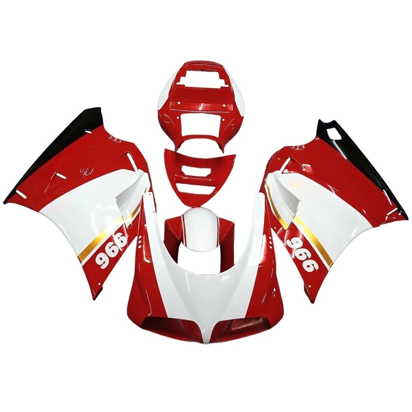 Amotopart Ducati 996 748 1996-2002 Kit Carenatura Carrozzeria ABS