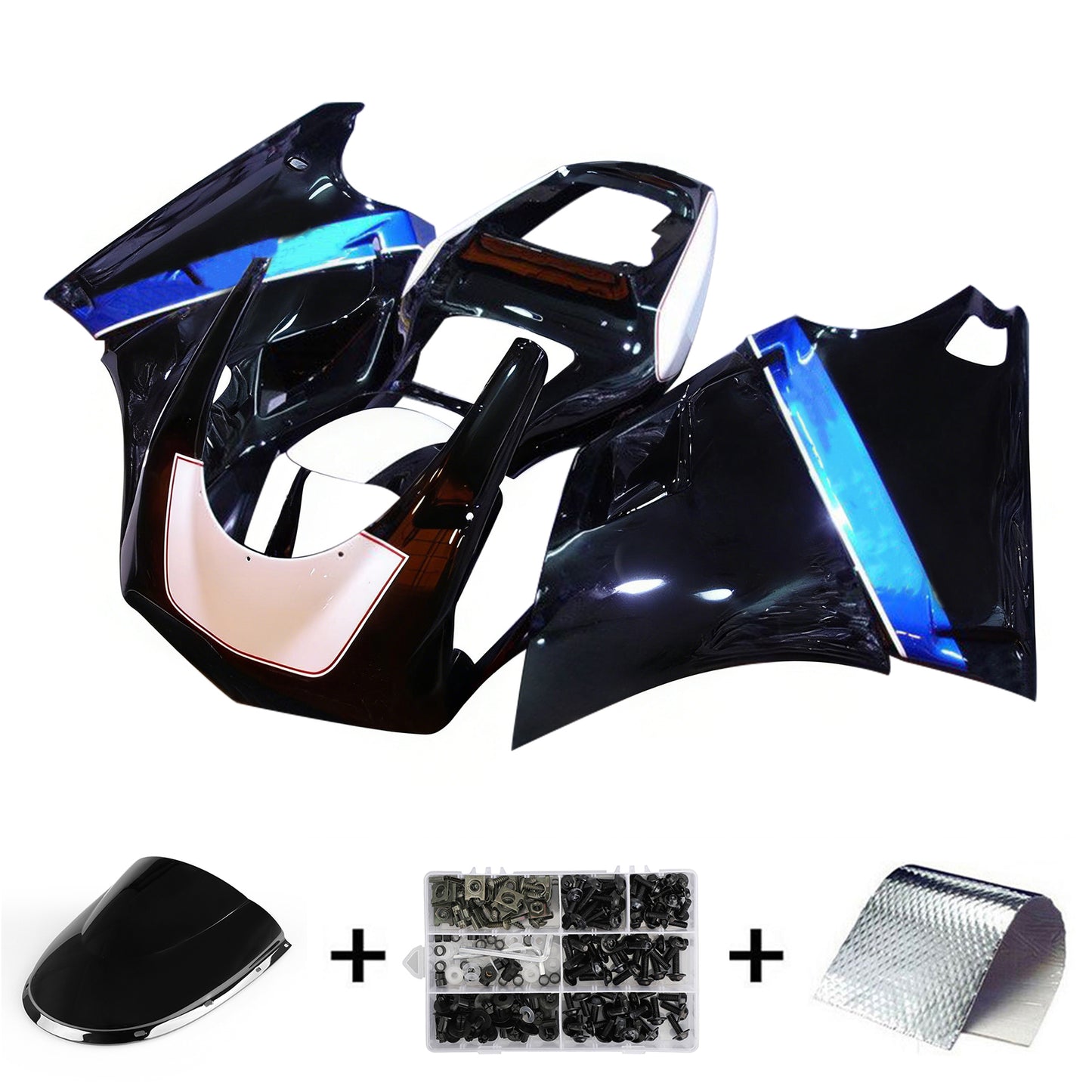 Amotopart Ducati 996 748 1996-2002 Kit Carena Carrozzeria ABS