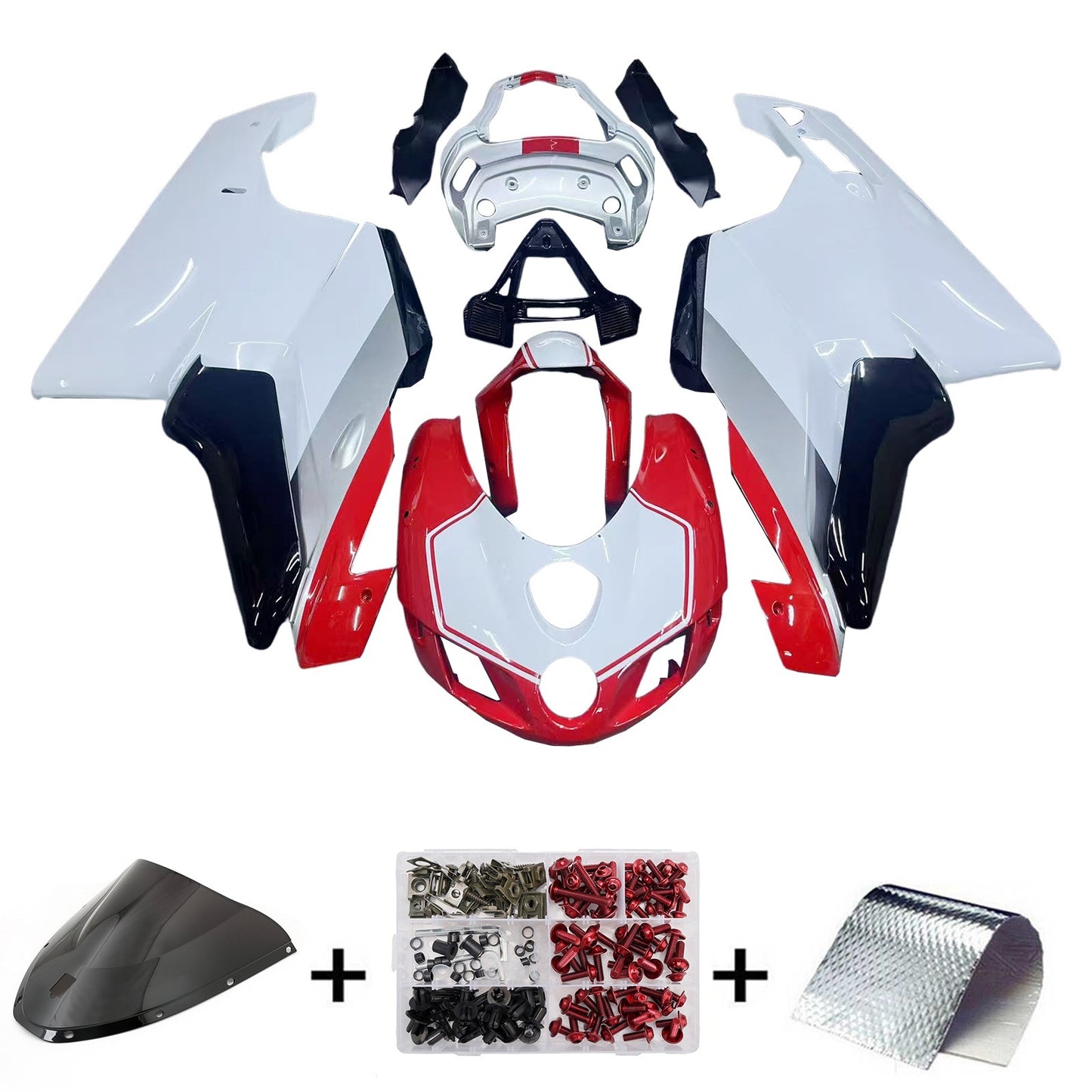 Carenatura Kit Carrozzeria ABS fit Per Ducati 999 749 2005 2006 Generico