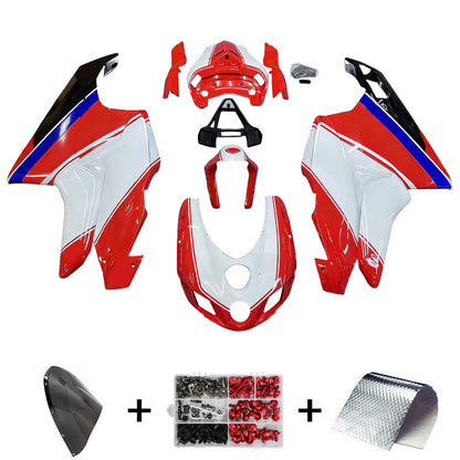 Amotopart Ducati 2005-2006 999/749 Kit di carenatura bianca mix rossa