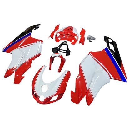 Amotopart Ducati 2005-2006 999/749 Kit di carenatura bianca mix rossa