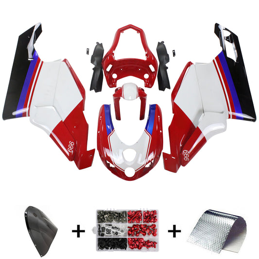 Amotopart Ducati 2005-2006 999/749 Kit di rivestimento rosso Wei? Es