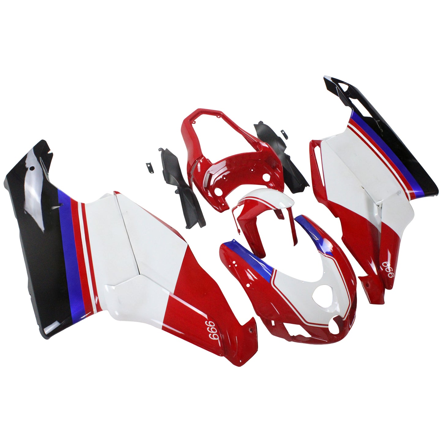 Amotopart Ducati 2005-2006 999/749 Kit di rivestimento rosso Wei? Es