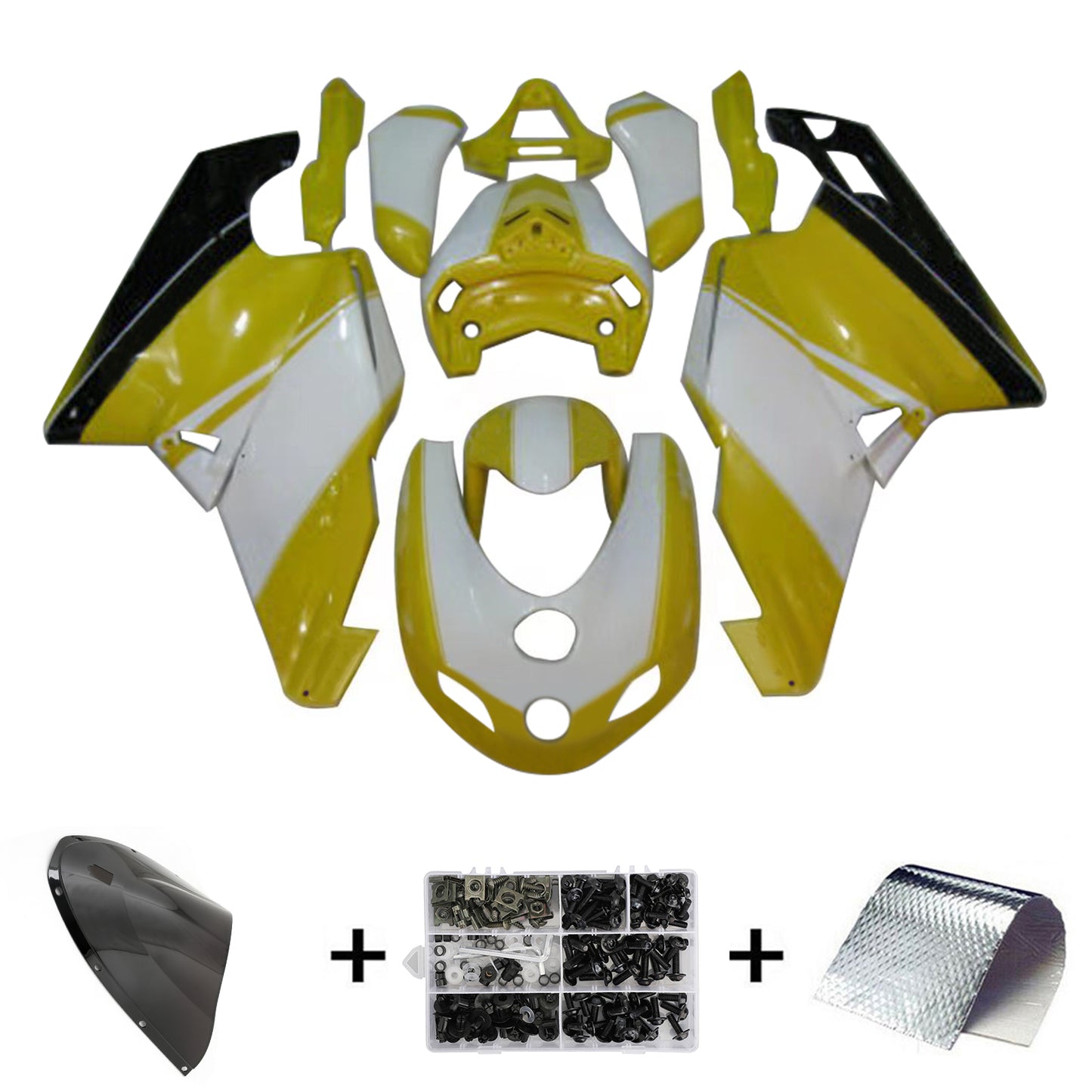 Amotopart Ducati 999 749 2005 2006 Carena Kit Carrozzeria ABS