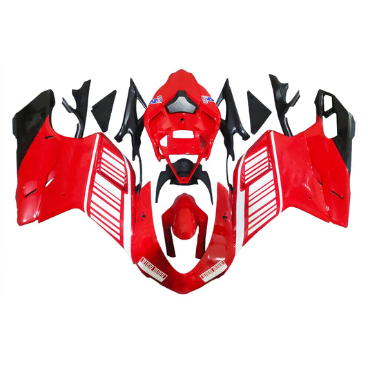 Carene per 2007-2012 Ducati 1098 1198 848 Red Alice Generico