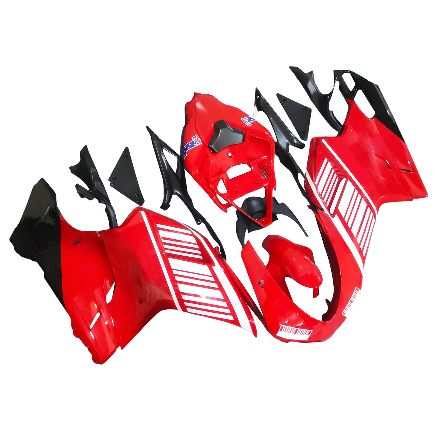 Ducati 1098/1198/848 2007-2012 Red Alice Carrozzeria Carenatura ABS Stampo ad iniezione 1# Generico