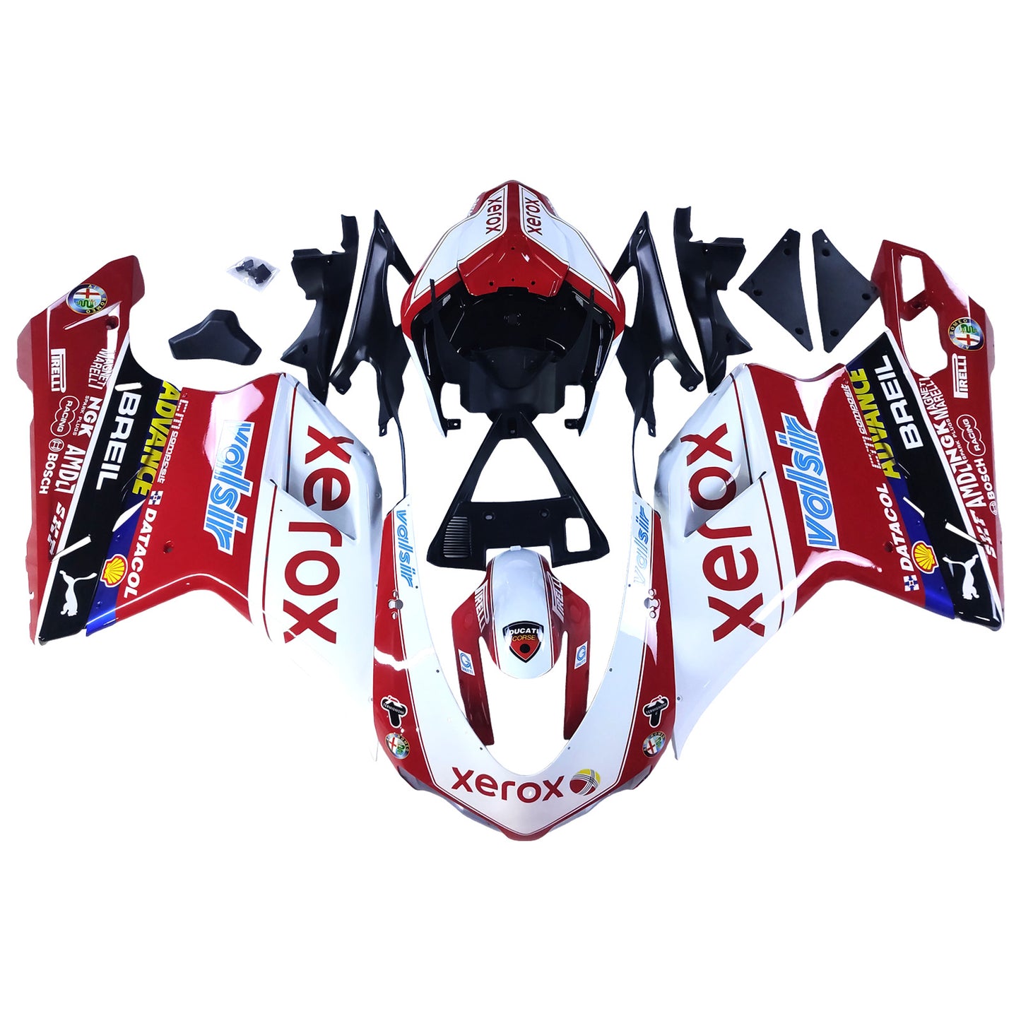 Ducati 1098/1198/848 (2007-2012) Carrozzeria Carena ABS Stampaggio Iniezione 17 Colori Generico