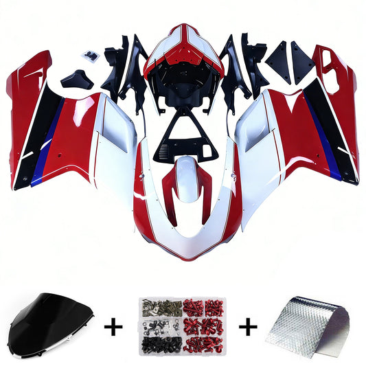 Ducati 1098/1198/848 2007-2012 Rosso Xerox Carrozzeria Carenatura ABS Stampaggio ad Iniezione 4# Generico