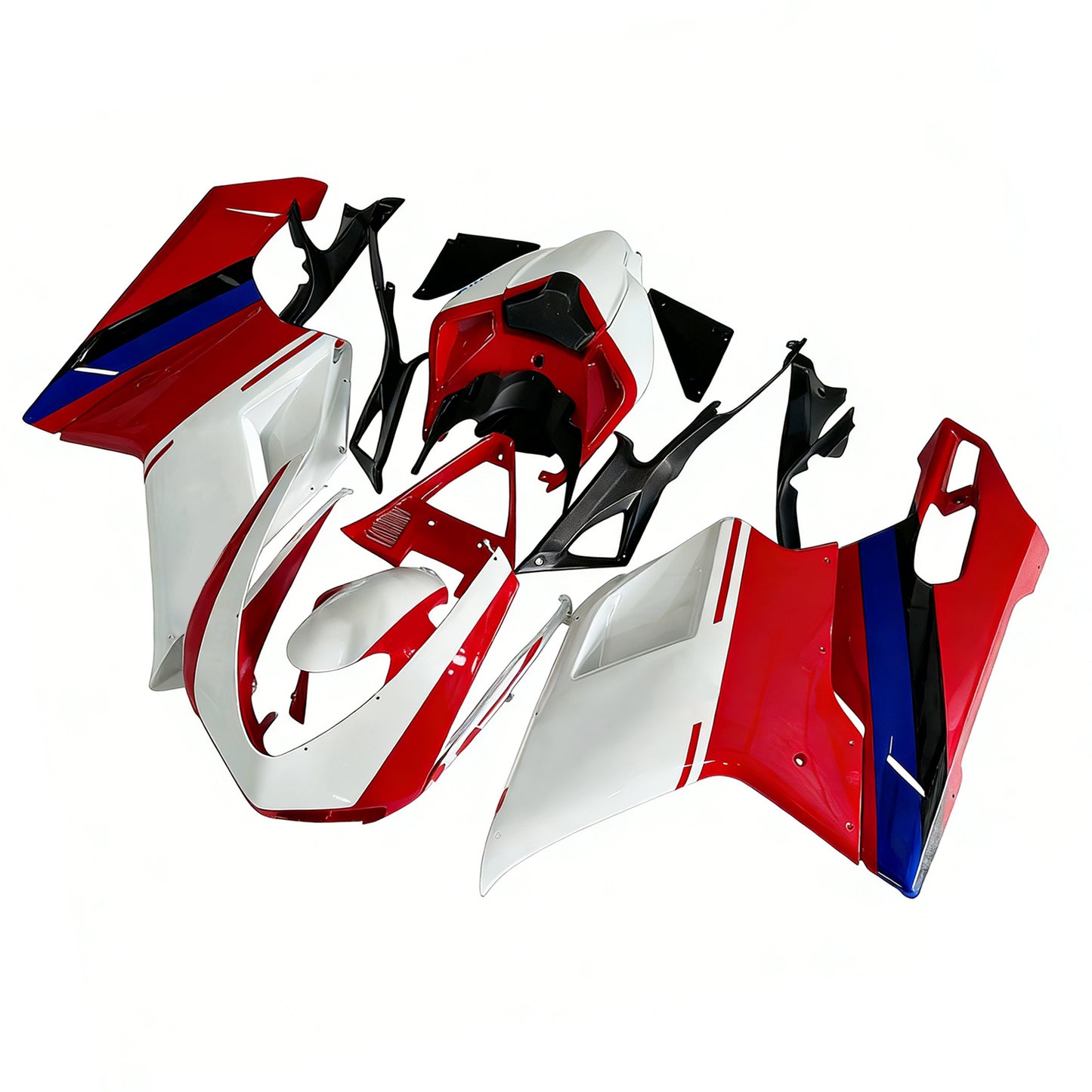 Ducati 1098/1198/848 2007-2012 Rosso Xerox Carrozzeria Carenatura ABS Stampaggio ad Iniezione 7# Generico