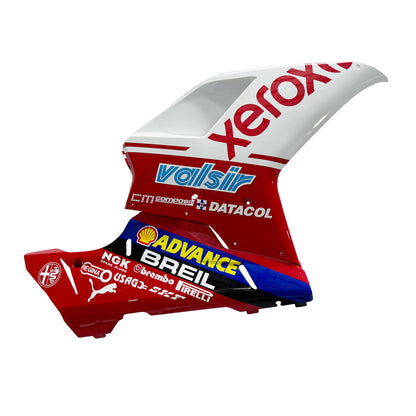 Carene per 2007-2012 Ducati 1098 1198 848 Bianco e Rosso Xerox Generico