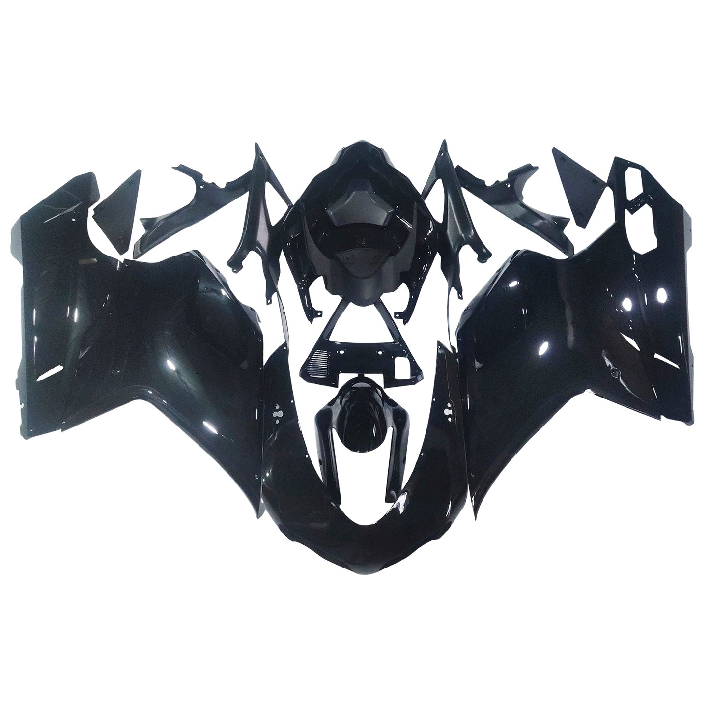 Ducati 1098/1198/848 2007-2012 Nero Carrozzeria Carenatura ABS Stampo ad iniezione 14# Generico