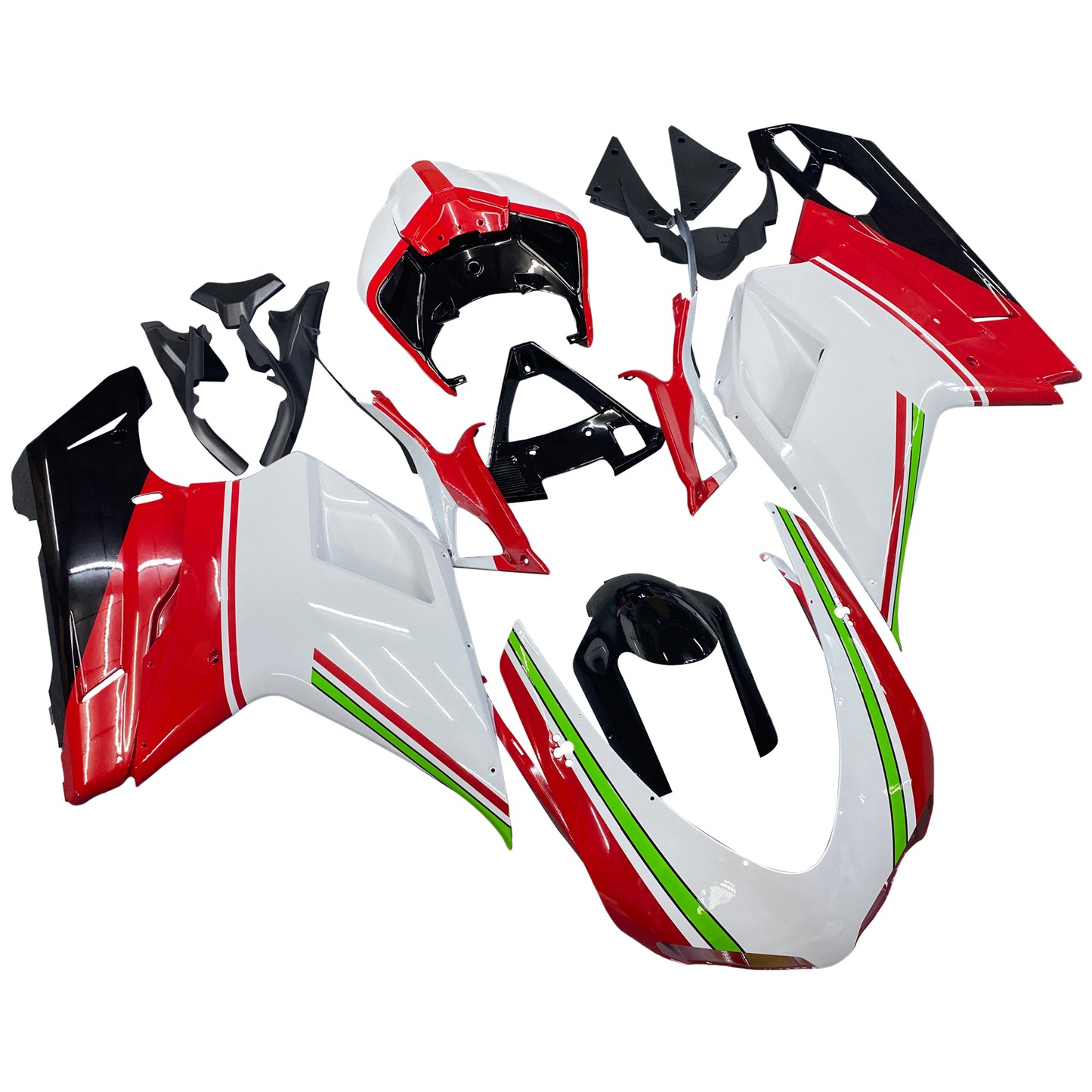 Carenatura Kit Carrozzeria ABS fit Per Ducati 1098 1198 848 2007-2011 Generico