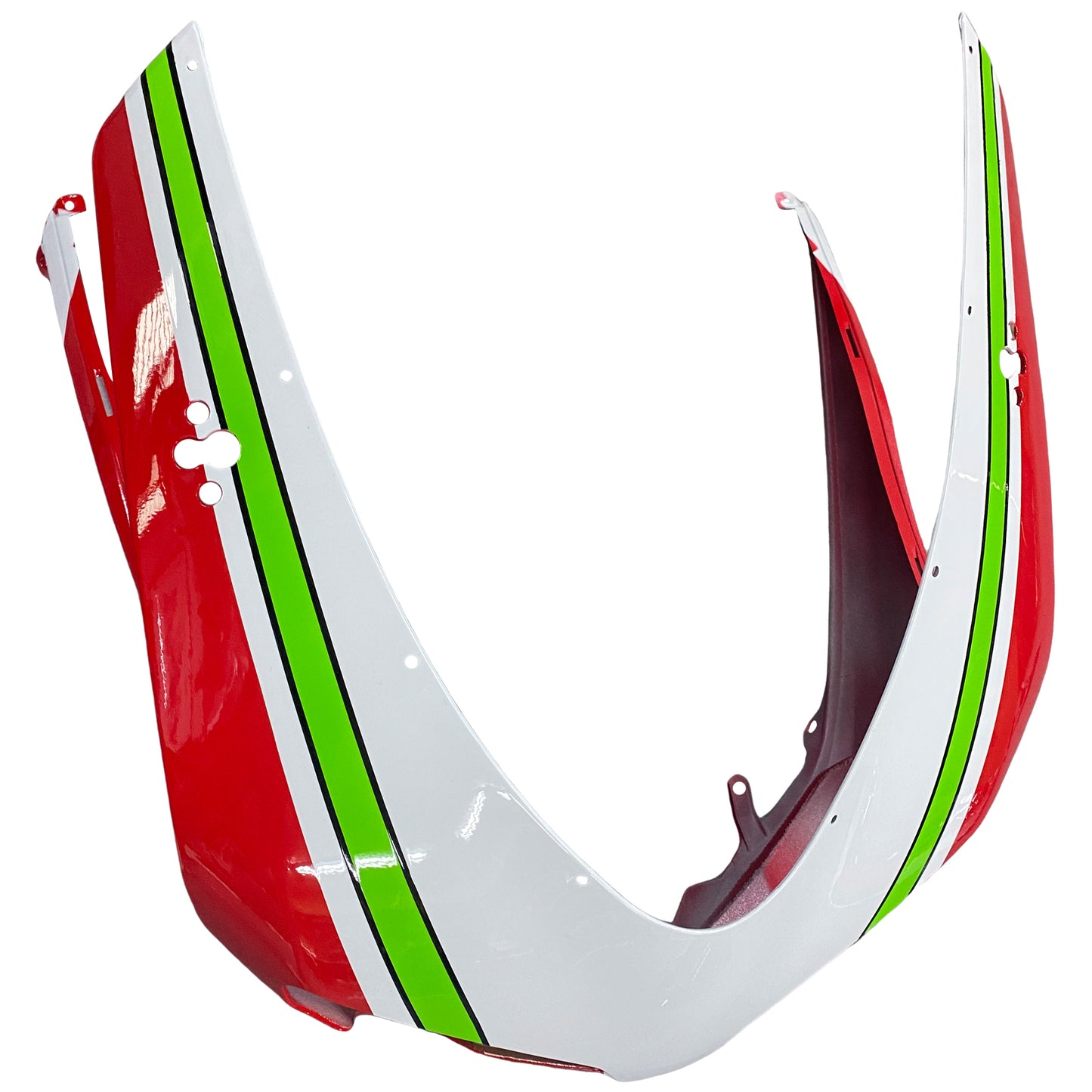 Amotopart 2007-2011 Ducati 1098 1198 848 Kit di paura bianco rosso