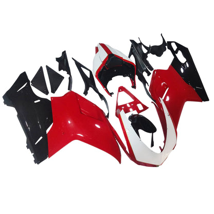 Amotopart Ducati 2007-2011 1098/1198/848 kit di rivestimento rosso nero
