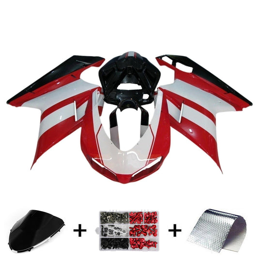 Amotopart Ducati 1098 1198 848 2007-2011 Kit carena Carrozzeria ABS