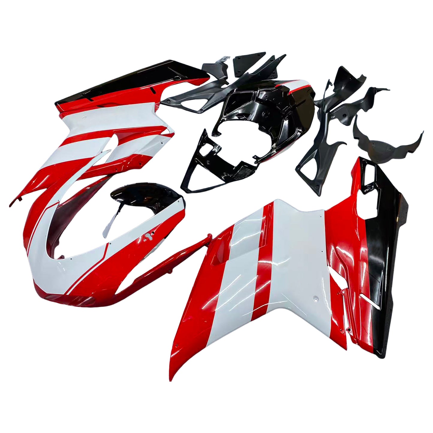 Amotopart Ducati 1098 1198 848 2007-2011 Kit carena Carrozzeria ABS