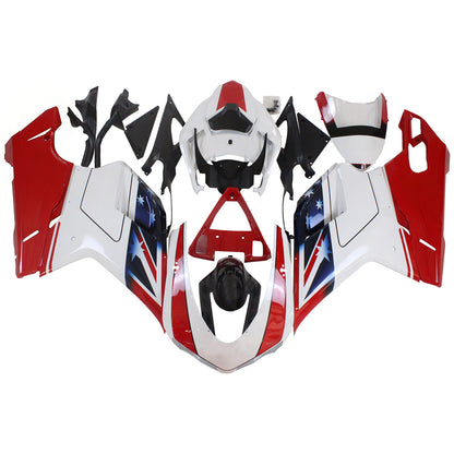 Amotopart Ducati 1098 1198 848 2007-2011 Kit carena Carrozzeria ABS