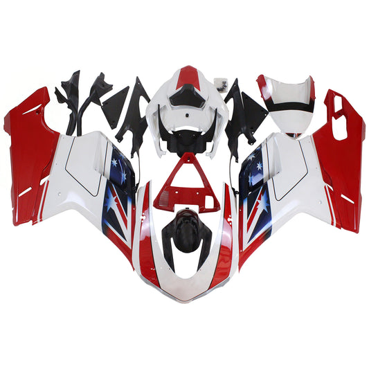 Amotopart Ducati 1098 1198 848 2007-2011 Kit carena Carrozzeria ABS