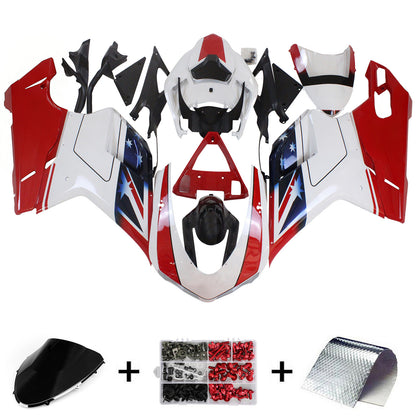 Amotopart Ducati 1098 1198 848 2007-2011 Kit carena Carrozzeria ABS