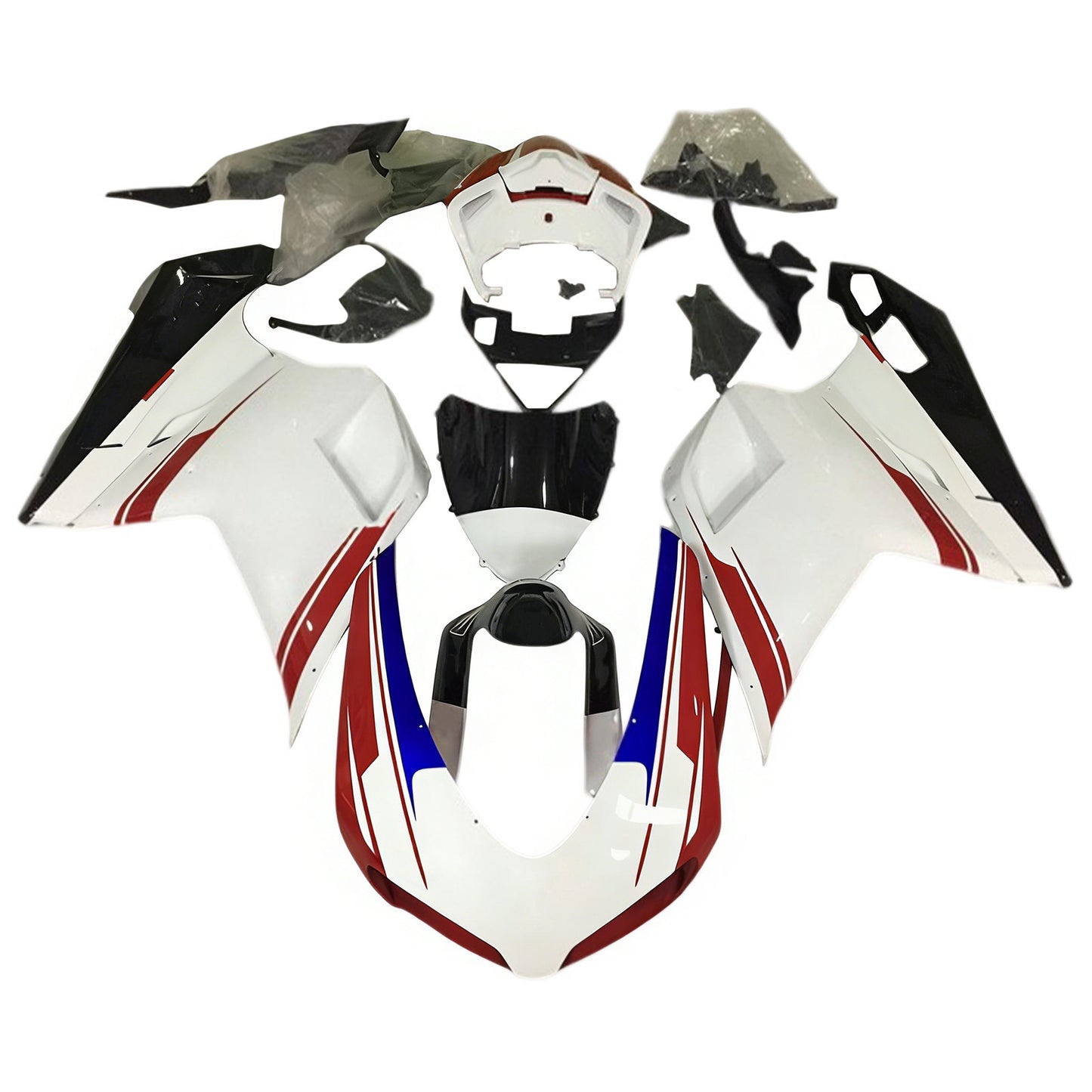 Amotopart Ducati 1098 1198 848 2007-2011 Kit carena Carrozzeria ABS