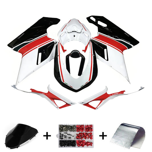 Amotopart Ducati 1098 1198 848 2007-2011 Kit carena Carrozzeria ABS