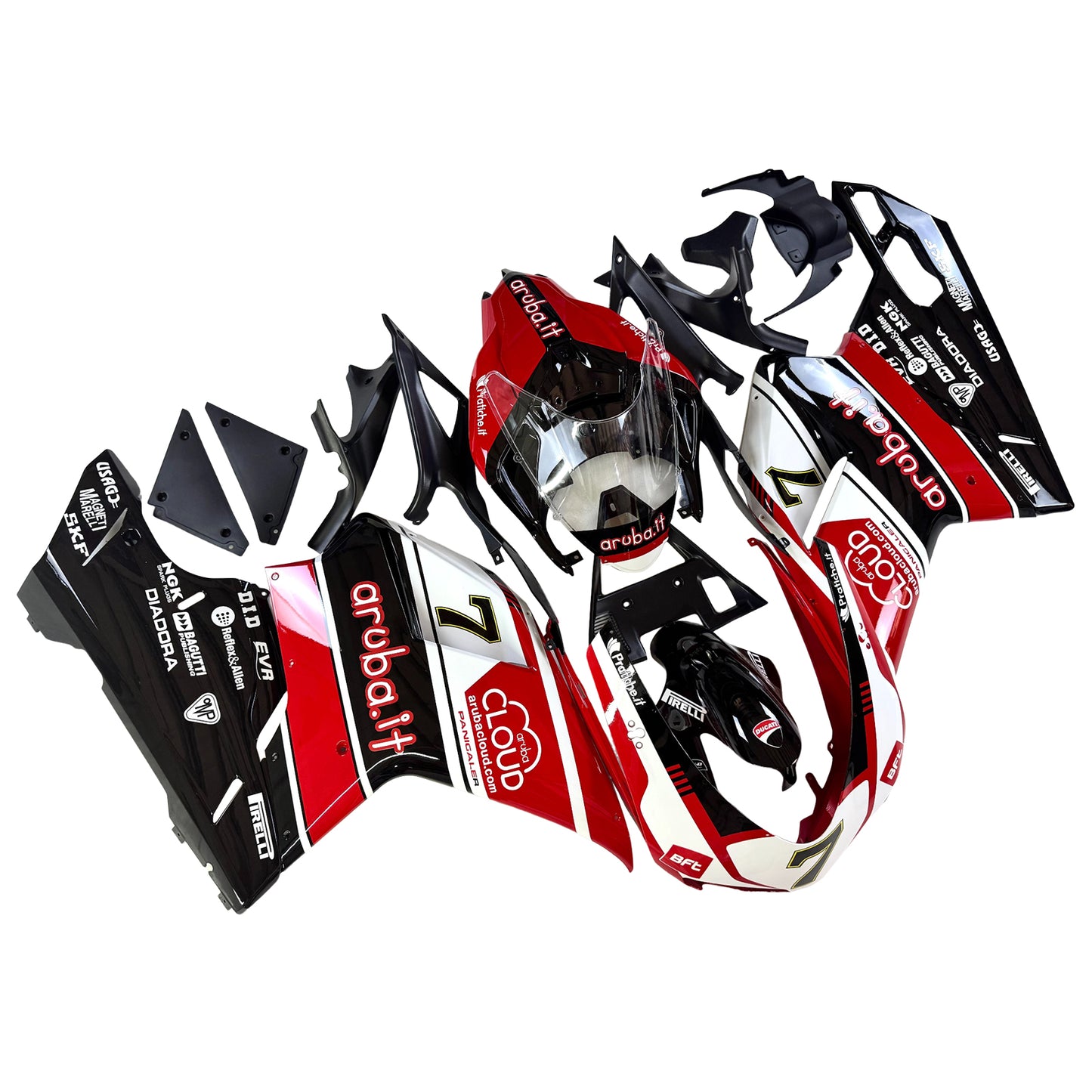 2007-2011 Ducati 1098 1198 848 Kit carena Carrozzeria ABS