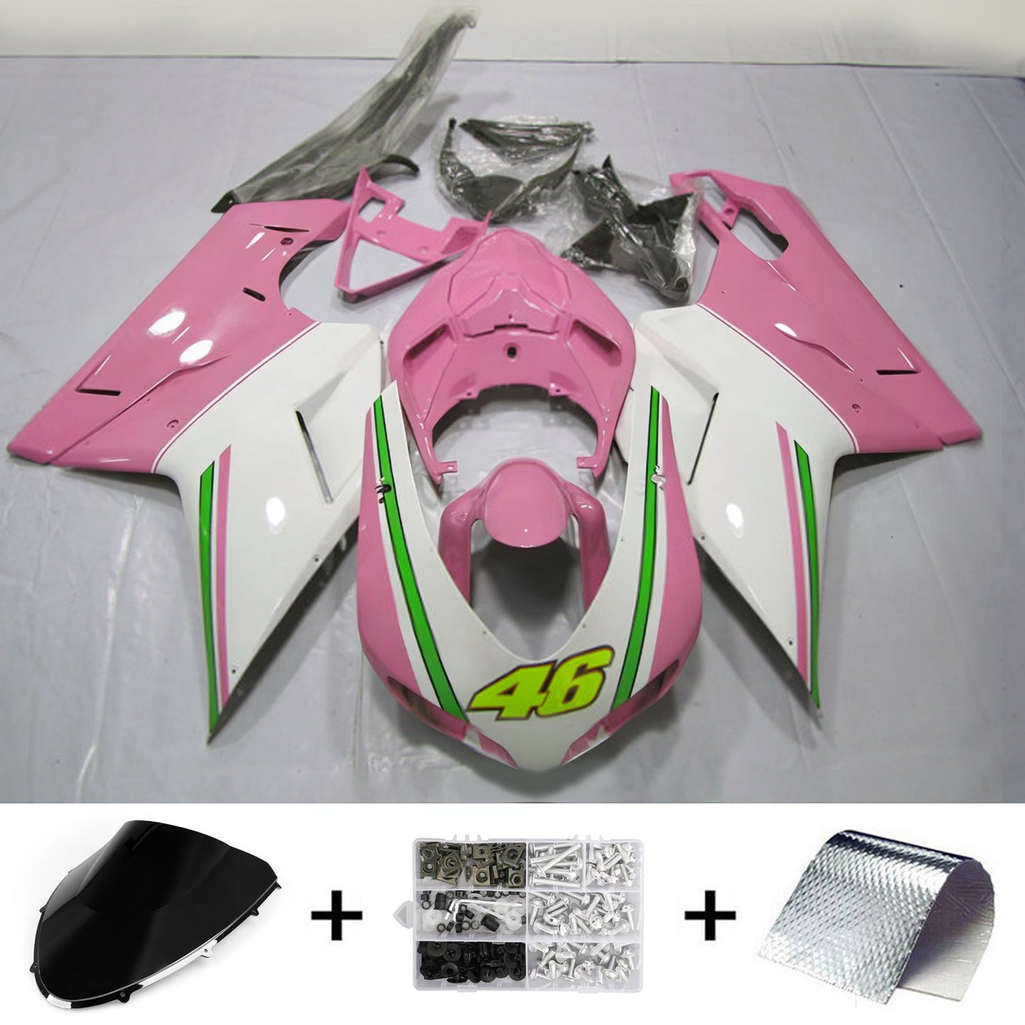 2007-2011 Ducati 1098 1198 848 Kit carena Carrozzeria ABS