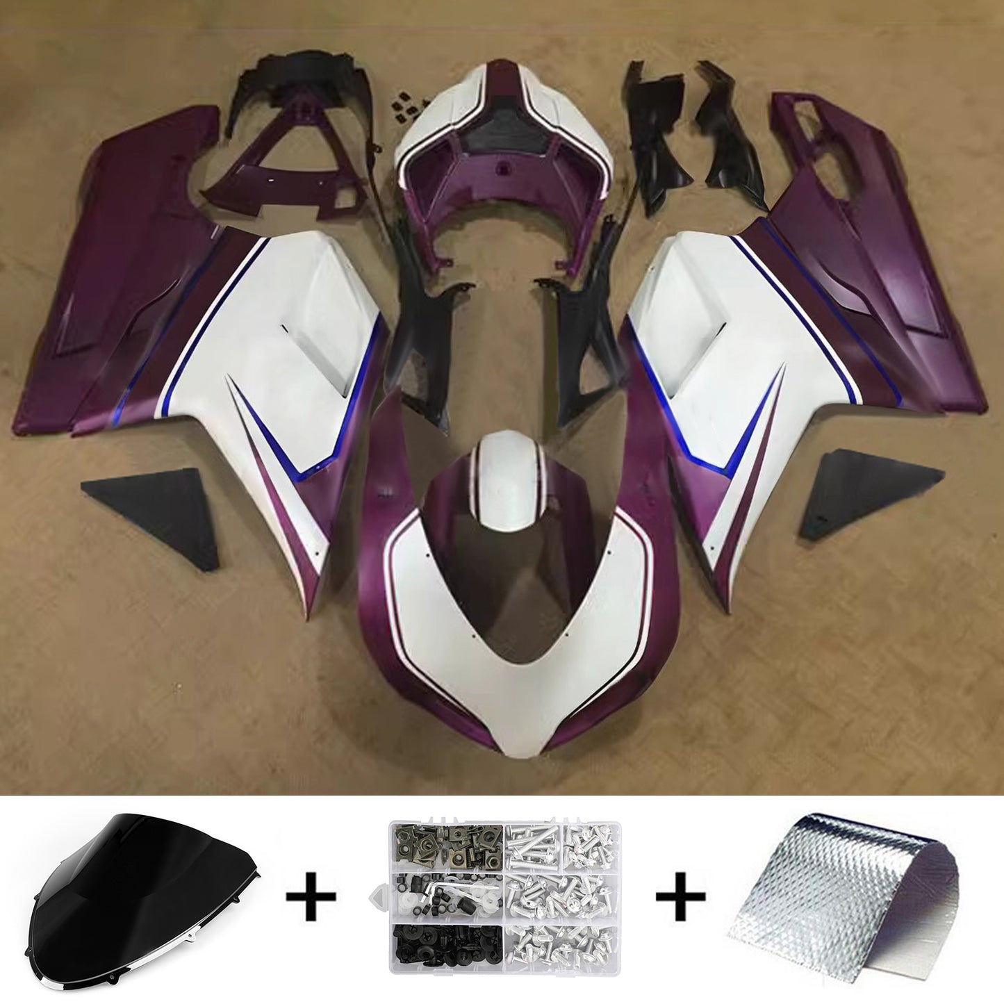 Kit Carenatura Ducati 1098 1198 848 2007-2011 Carrozzeria ABS