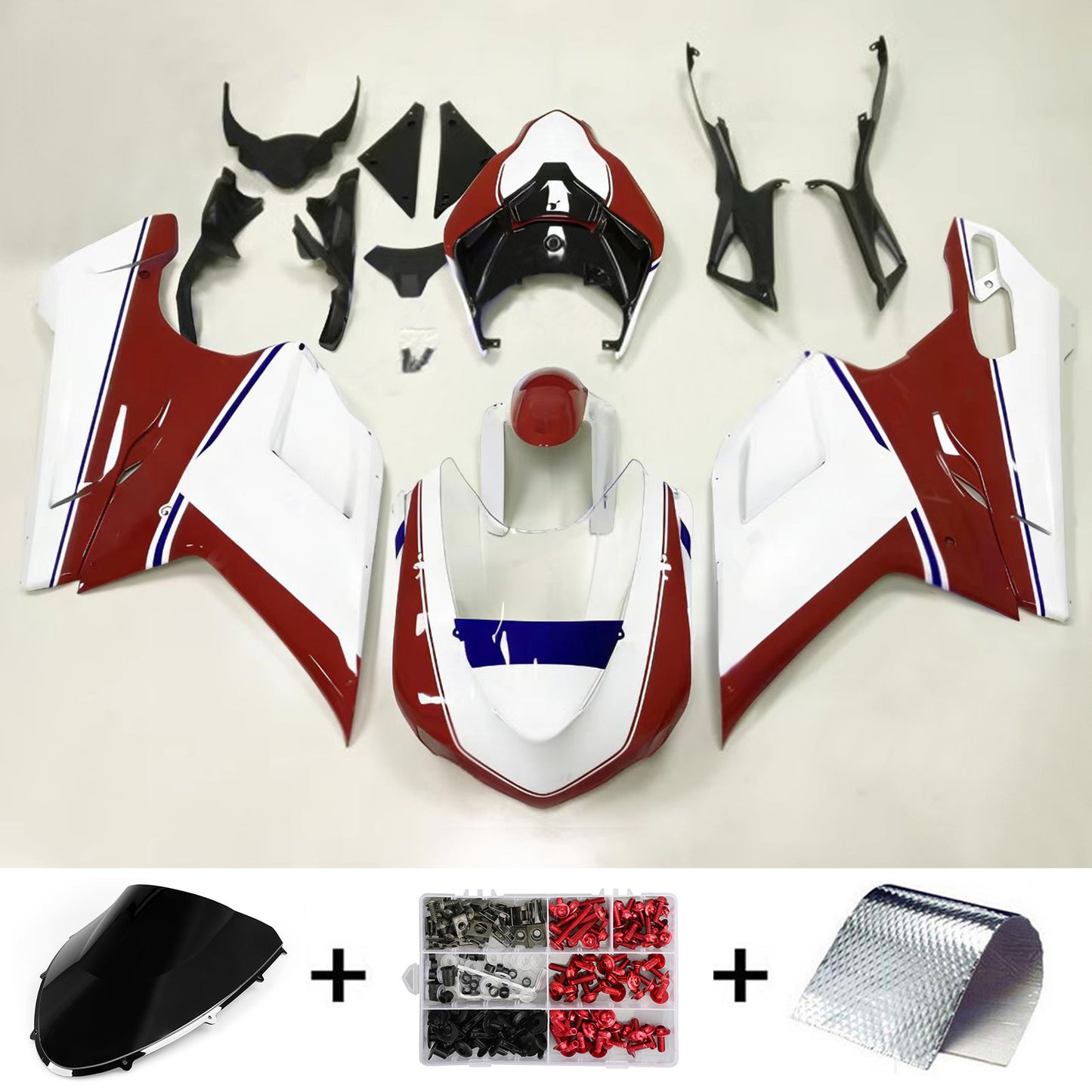 Kit Carenatura Ducati 1098 1198 848 2007-2011 Carrozzeria ABS