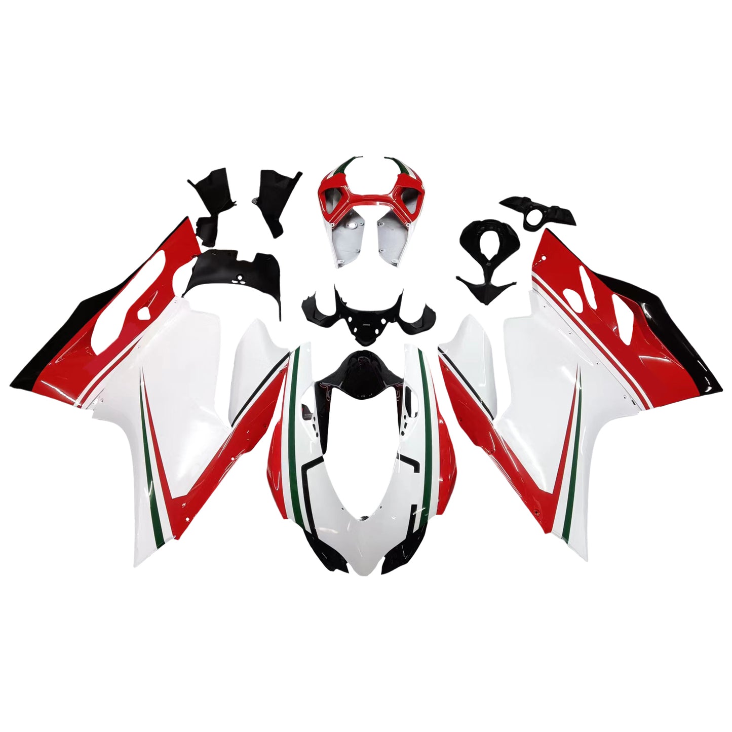 Misura per Ducati 1199 (2012-2015) Carrozzeria Carenatura ABS Stampaggio ad iniezione 5 colori Generico