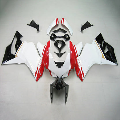 Amotopart Ducati 2012-2015 1199 Schwarz Wei kit di rivestimento rosso