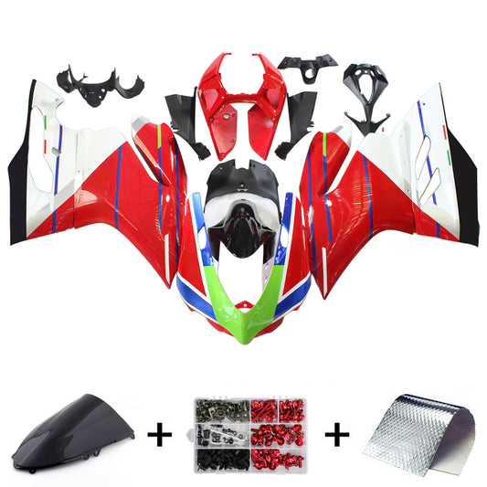 Amotopart Ducati 2012-2015 1199 Red Blue Line Abzlingkit