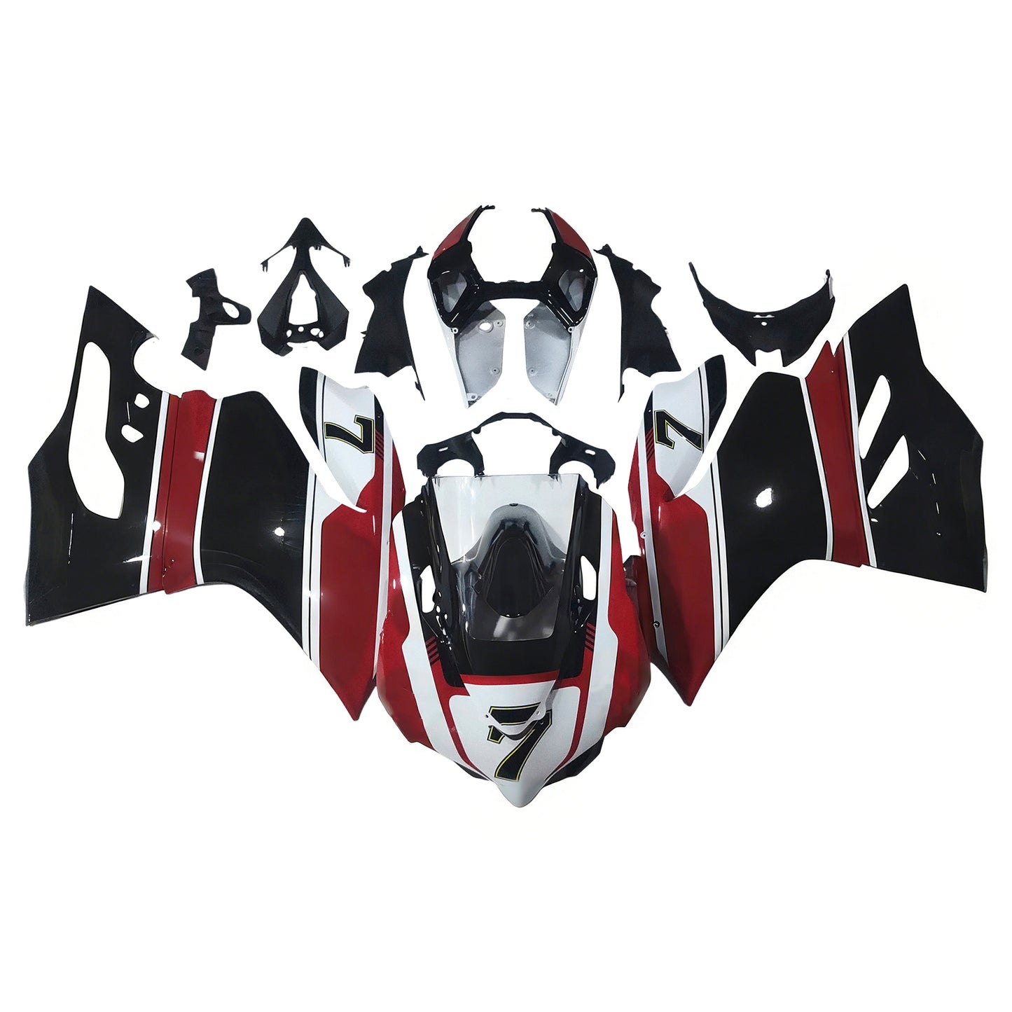 Amotopart Ducati 1199 2012-2015 Kit Carena Carrozzeria Plastica ABS