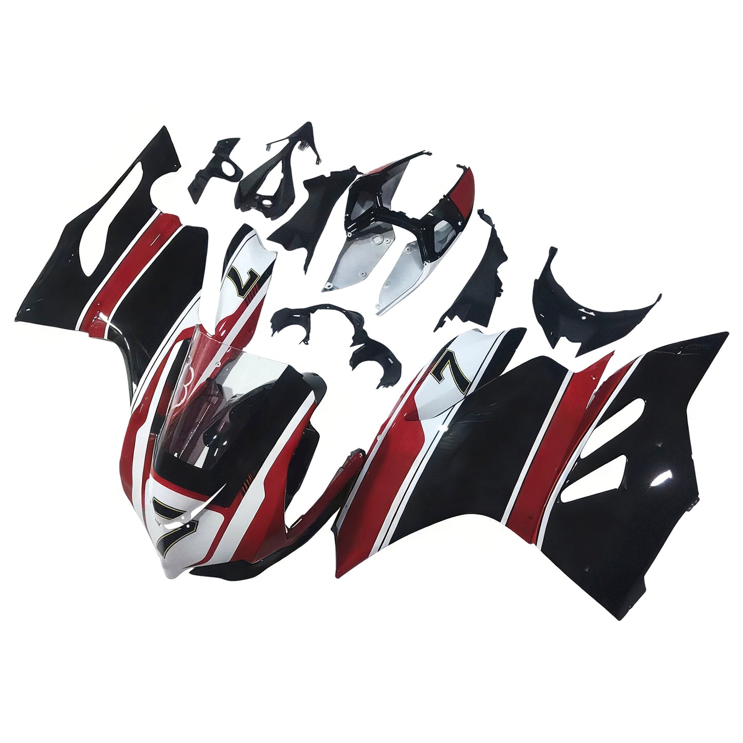 Amotopart Ducati 1199 2012-2015 Kit Carena Carrozzeria Plastica ABS